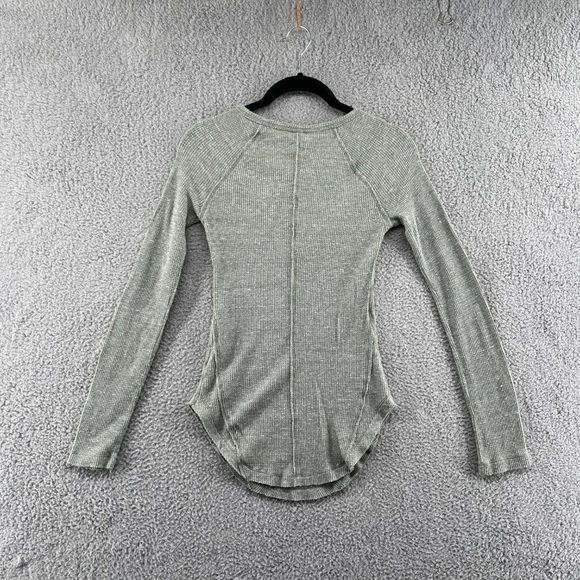 FP We The Free Battalion Embellished Thermal Top Green Size XS - Picture 4 of 12